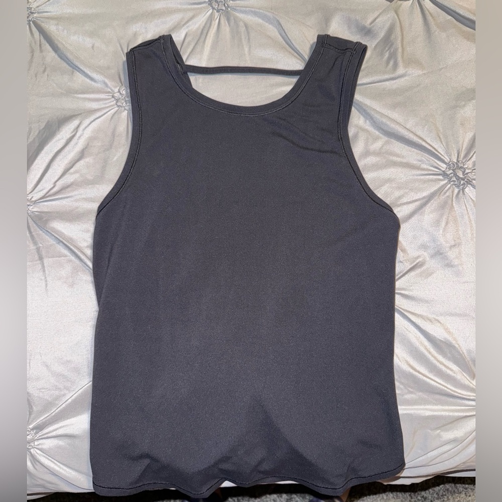 Lululemon Black Open Back Tank Top